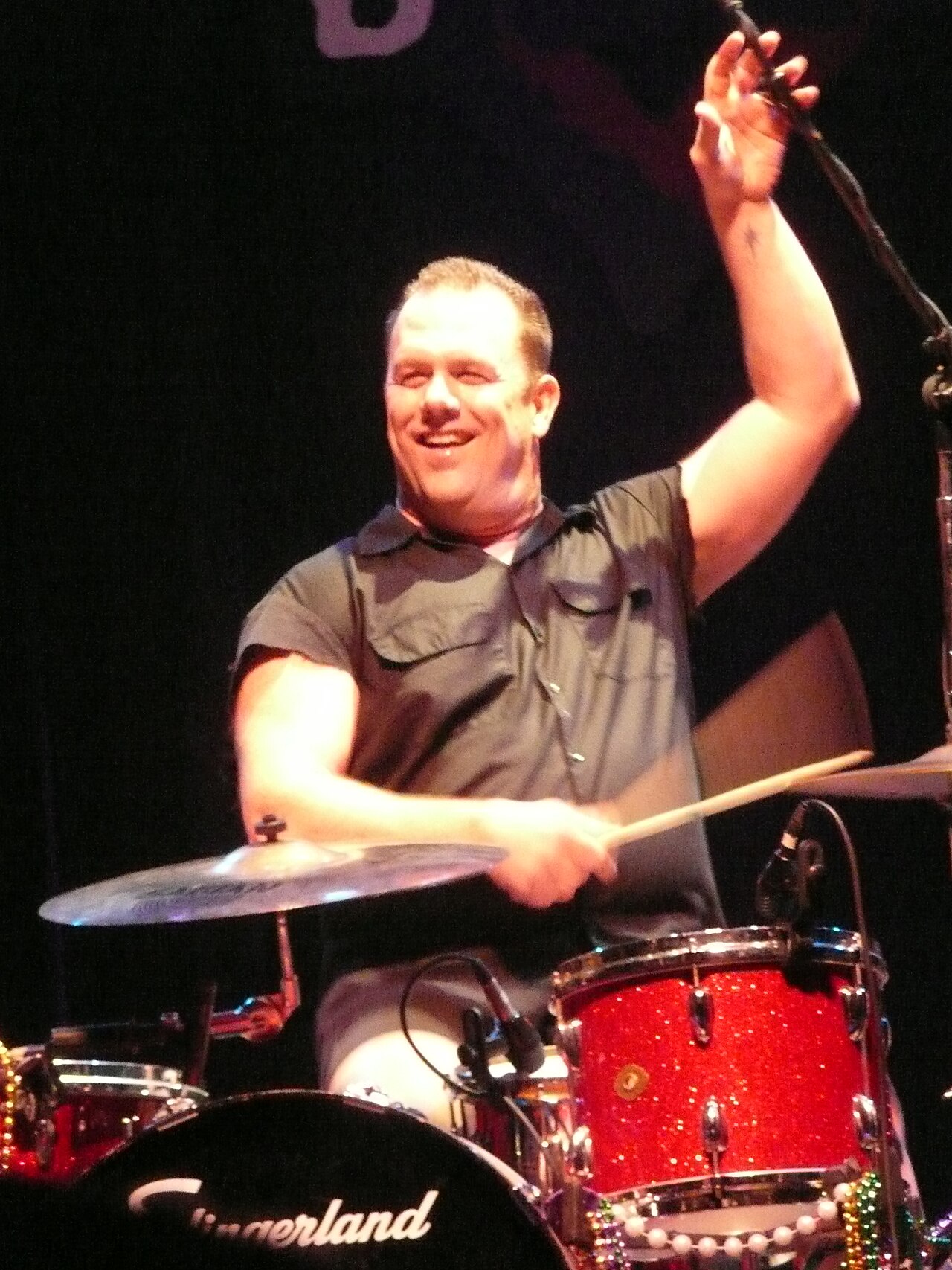 His singing voice all but lost from singing on a cold Lundi Gras in New Orleans the night before, Fred LeBlanc of Cowboy Mouth can't help but smile abashedly. On Mardi Gras night at the House of Blues