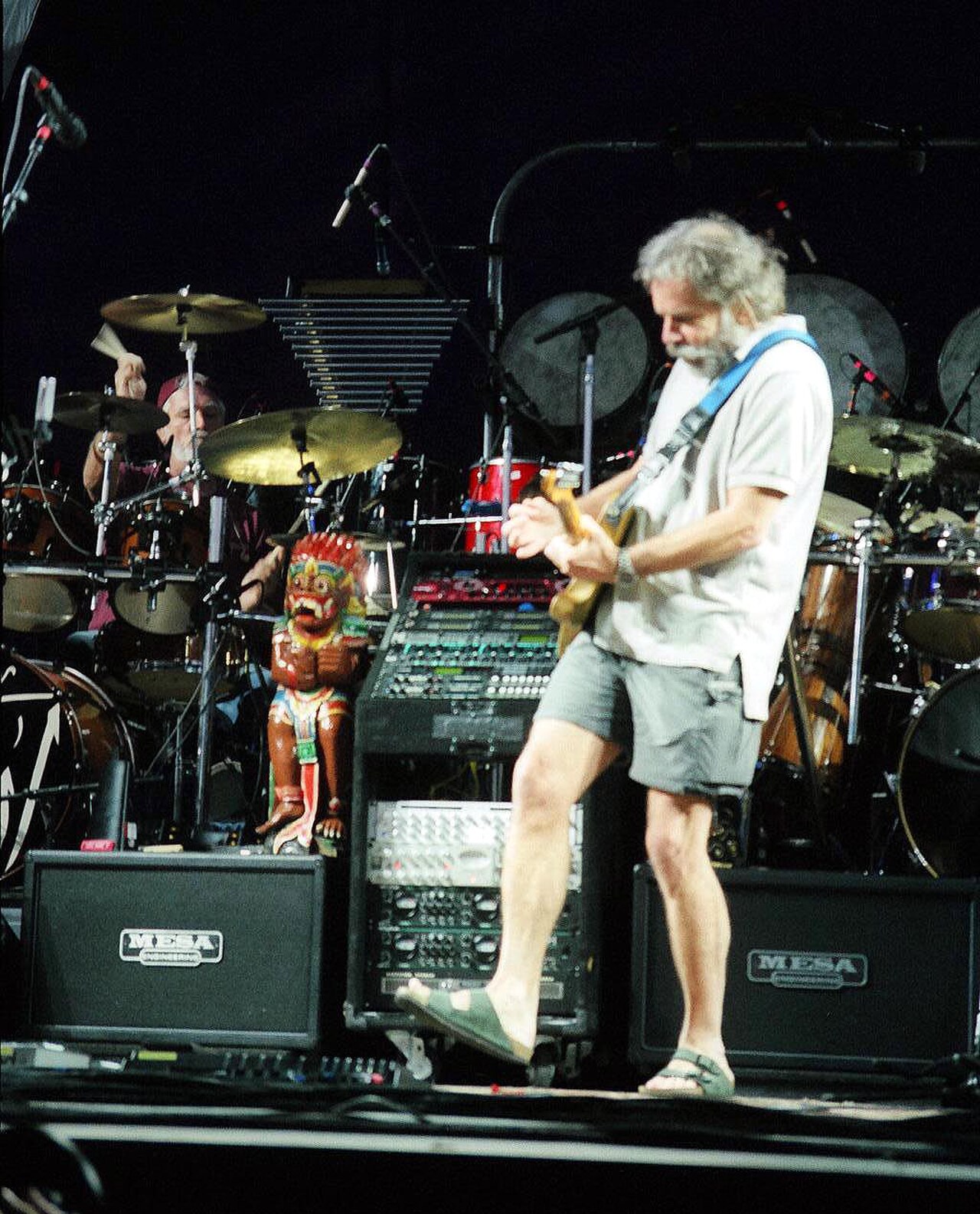 Bob Weir and Bill Kreutzmann performing with The Dead, Virginia Beach Amphitheater, Virginia Beach, Virginia, June 17, 2003