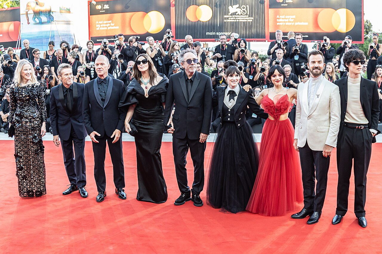 Cast and crew of the movie Beetlejuice Beetlejuice at the 81st Venice International Film Festival