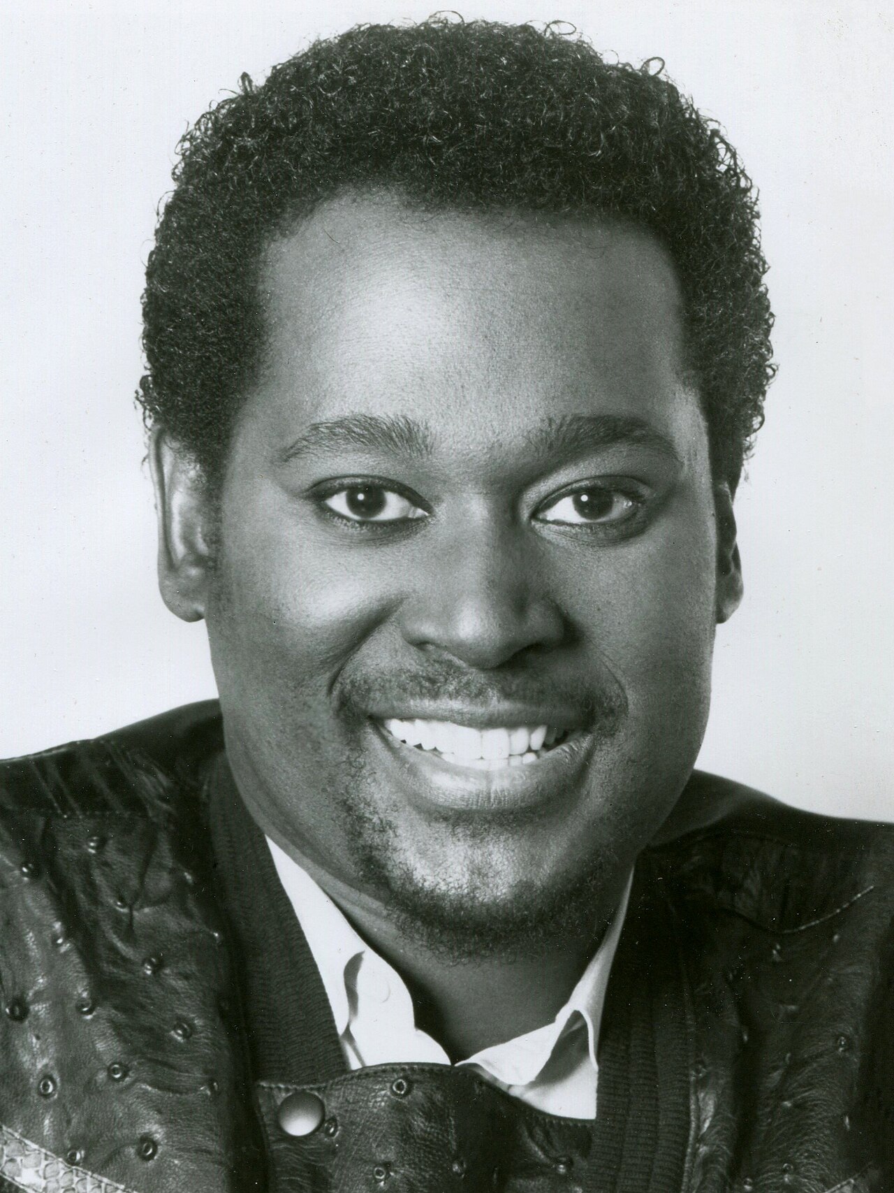 1985 Press Photo Singer Luther Vandross - hpp00796