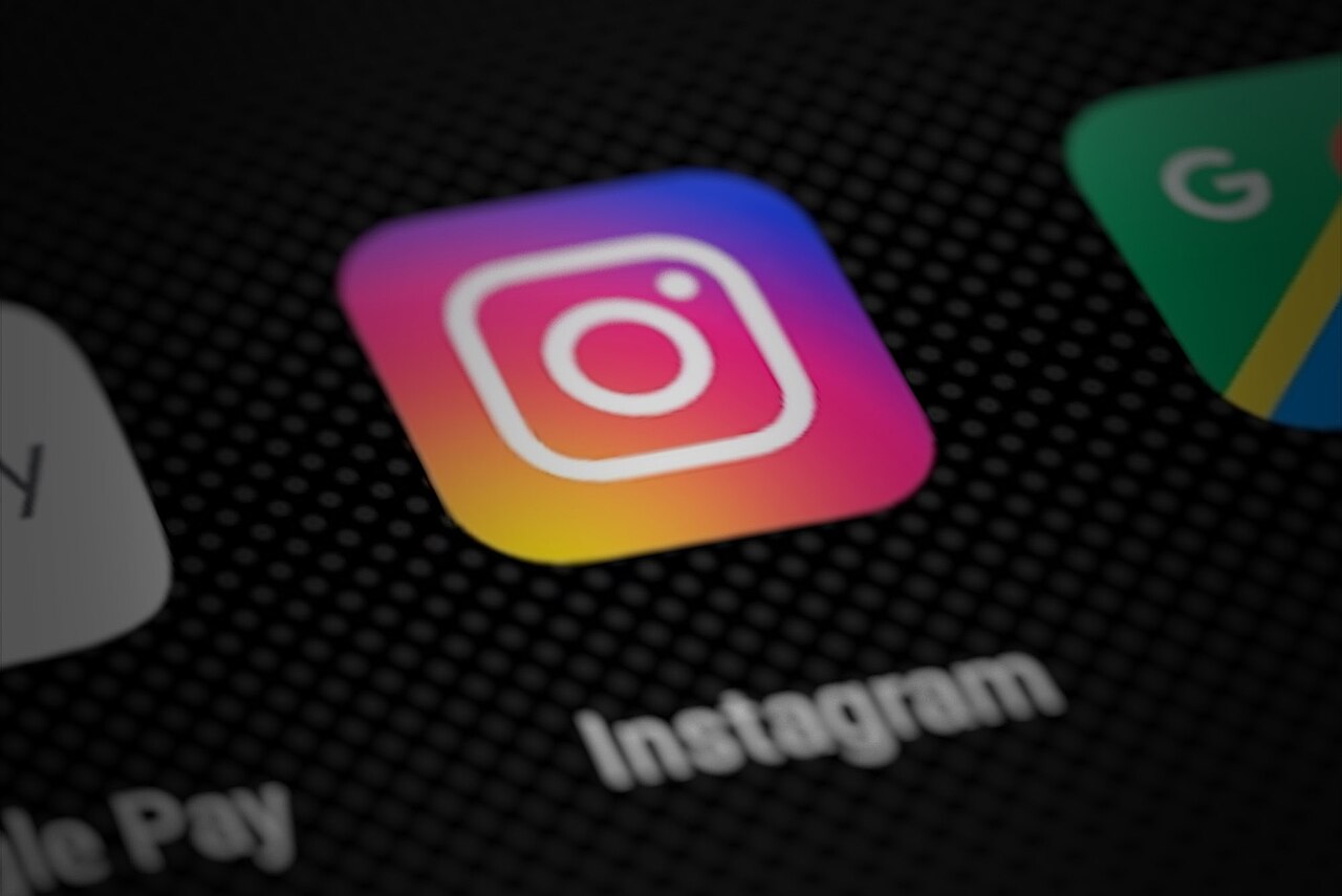 Instagram app icon on smartphone screen illustration.
This image provided under the Creative Commons Attribution 3.0 license. You can copy, distribute, adopt and transmit the work for any purpose, eve